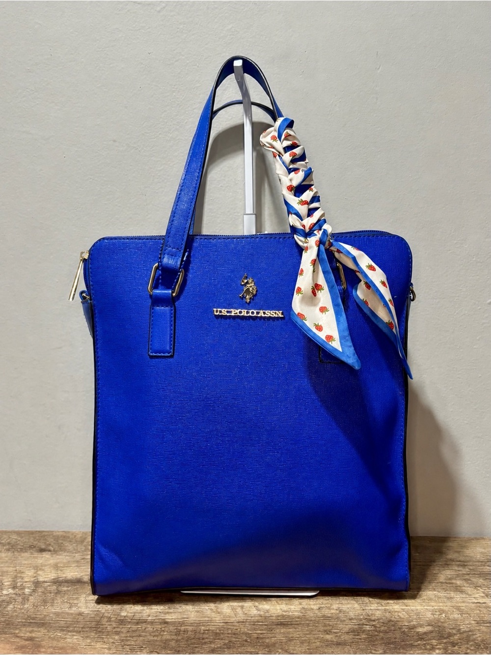 U.S. Polo Assn. Royal Blue Tote Bag